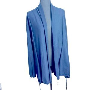 ZARA | Navy Knit Cardigan Front Tie Sweater | Size Medium